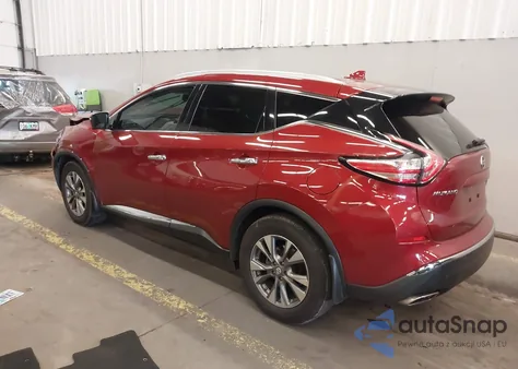 2017 Nissan Murano Sl из США, поврежденный, VIN 5N1AZ2MH3HN199304